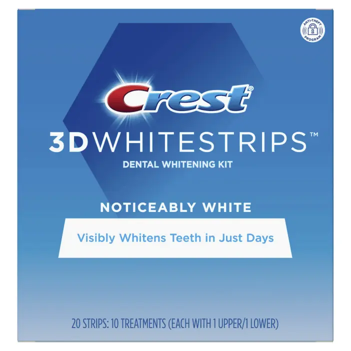 Crest 3D Whitestrips Noticeably White Teeth Whitening Strips