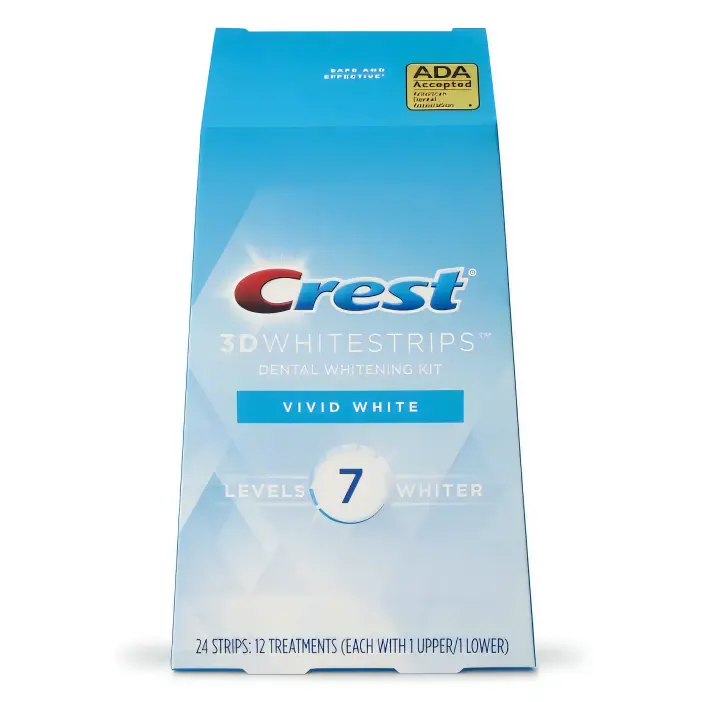 Crest 3D Whitestrips Vivid White Teeth Whitening Strips