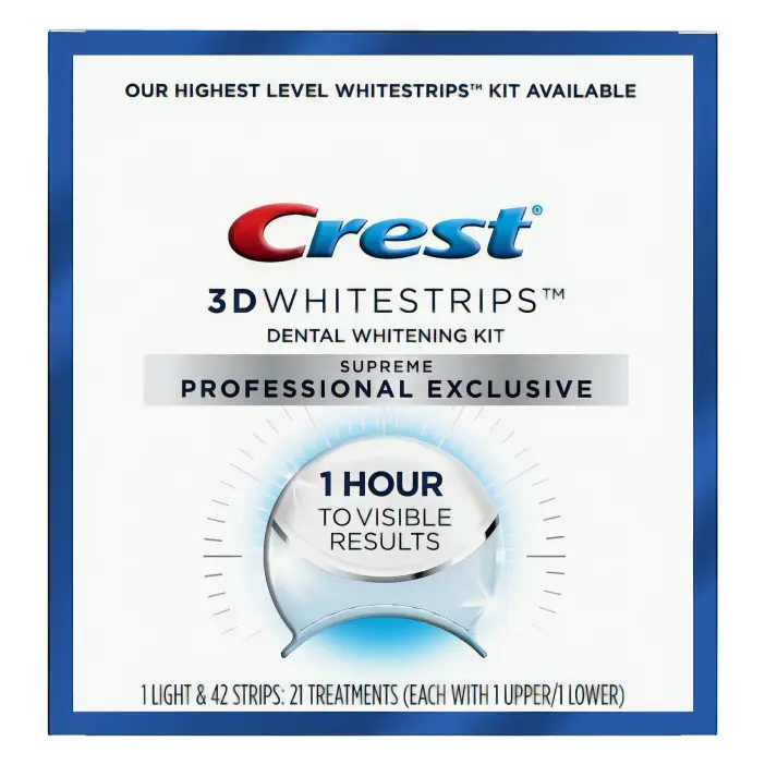Crest 3D White Supreme Professional Exclusive Teeth Whitening Strips