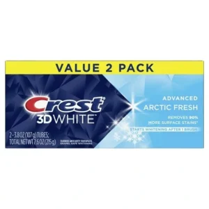Crest Arctic Fresh Whitening Toothpaste Twin Pack