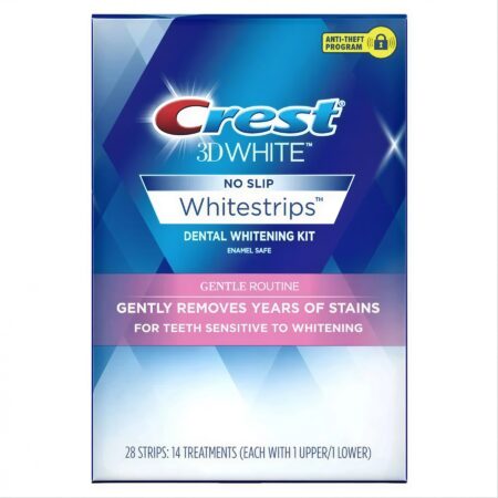 Crest 3D White Gentle Routine Whitening Strips box
