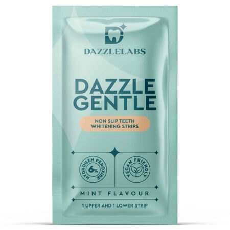 Dazzle Gentle 6% Hydrogen Peroxide Teeth Whitening Strips