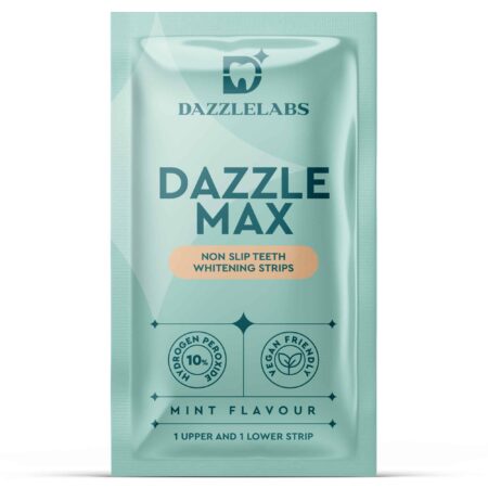 Dazzle Max 10% Hydrogen Peroxide Teeth Whitening Strips