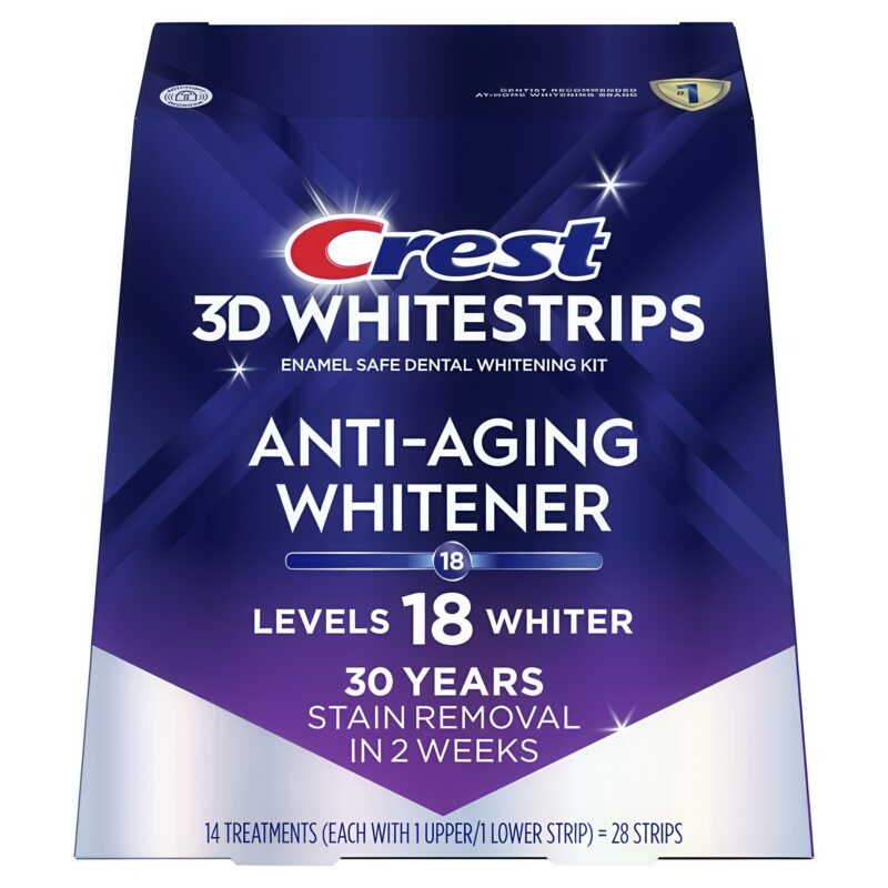 crest-3d-whitestrips-anti-aging-white-strips-1 Crest Anti-Aging Whitener White Strips Front Of Box