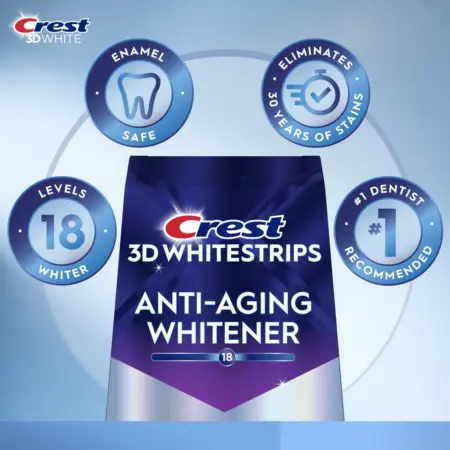 Crest Anti-Aging Whitener White Strips