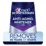 Crest Anti-Aging Whitener White Strips Removes 30 Years of Stains