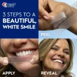 A 3 step guide on how to use teeth whitening strips